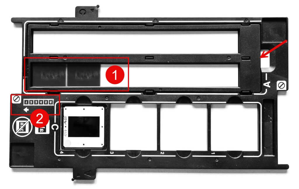 Negative scannen und digitalisieren Durchlichteinheit